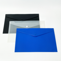 Carpeta de Archivo con Clip de PP Tamaño A4 Premium con Botones a Presión Resistentes - Carpetas Escolares Impermeables Ecológicas de Alta Calidad