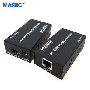 ใหม่<span class=keywords><strong>ราคา</strong></span>โรงงาน4พัน <span class=keywords><strong>HDMI</strong></span> ถึง RJ45 Extender สองคู่บิด CAT6<span class=keywords><strong>สาย</strong></span>สำหรับ60เมตรสัญญาณเครื่องขยายเสียง <span class=keywords><strong>HDMI</strong></span> Extender - Product Image 1