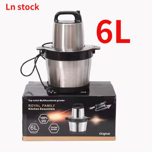 En stock: Molinillo de carne eléctrico Silver Crest de cobre puro de 6L y 1500W, picadora de yam, máquina para hacer fufu - Product Image 1