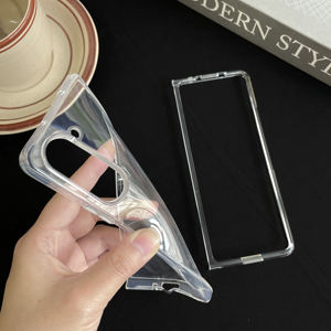 Per <span class=keywords><strong>Samsung</strong></span> per Galaxy Fold 4 volte 3 pieghevole accessorio per telefono trasparente Anti-goccia TPU caso placcato FLOD5 telefono <span class=keywords><strong>cellulare</strong></span> - Product Image 6