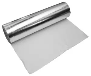 Высококачественная перфорированная алюминиевая фольга с тканым тканевым сияющим барьером для металлических зданий