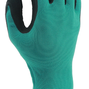 Guantes de Seguridad MaxiTough de Nailon de Calibre 13, Duraderos, Antideslizantes, Transpirables, con <span class=keywords><strong>Espuma</strong></span> de Látex para Trabajos de Jardinería al Aire Libre, Logotipo Personalizado - Product Image 6