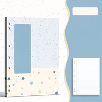 Papier de Remplissage pour Carnet A4 Bleu Ciel Étoilé Personnalisable