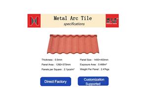Nouvelle Arrivée 2025 Tuile de <span class=keywords><strong>Toiture</strong></span> en Métal Revêtue de Pierre Moderne Acier Haute Résistance Installation Facile de la Maison Faible <span class=keywords><strong>Entretien</strong></span> - Product Image 6