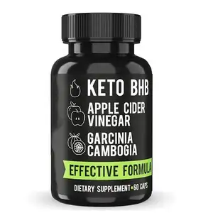 Nhãn Hiệu Riêng Keto Burn & Energy Tốt Nhất-Viên Nang Keto Fast Bhb Với Giấm Táo Cho Trọng Lượng