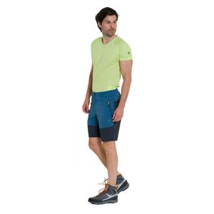 Pantaloncini da basket in poliestere da uomo con tessuto elastico in vita al ginocchio con decorazioni con loghi disponibili taglie XXS 2XL - Product Image 1