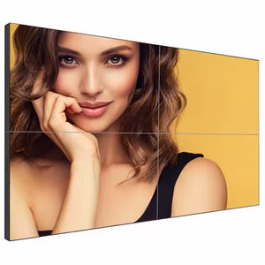 Ravled trong nhà 46 49 55 inch 3x3 4K bức tường video <span class=keywords><strong>LCD</strong></span> hẹp bezel Bảng điều chỉnh 2x2 khung CCTV hệ thống <span class=keywords><strong>LCD</strong></span> video tường chữ số signage hiển thị - Product Image 1
