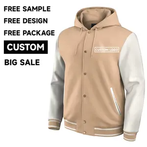 2024 Người Đàn Ông Của Varsity Áo Khoác Bomber Letterman Áo Khoác Tùy Chỉnh Mùa Đông Puffer Áo Khoác Cho Nam Giới