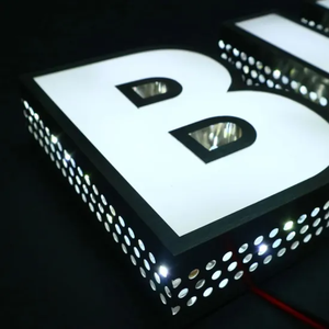 CARREY 定制铝制背光3D LED发光招牌，适用于商业公司酒吧装饰，室内/室外使用，通道字母 - Product Image 5