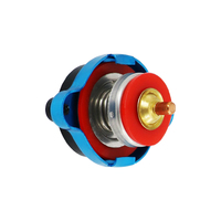 MrGauge Nouveau Thermostat de Course 0.9/1.1/1.3 Bar avec Couvercle de Radiateur et Jauge de Température d'Eau, Adaptation Universelle