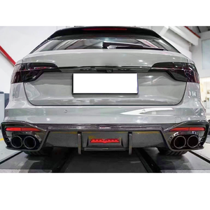 Lèvre de diffuseur arrière en fibre de carbone sèche pour Audi A4 <span class=keywords><strong>S4</strong></span> B9 Pa <span class=keywords><strong>2021</strong></span> + - Product Image 6