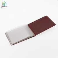 Dompet Pemegang Kartu Plastik Lembut Vinil PVC Lipat Kustom
