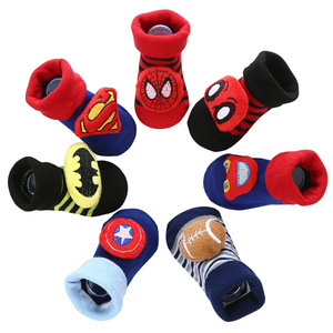 Nouveau automne hiver dessin animé sol antidérapant enfants chaussettes poupée tridimensionnelle mignon rayé bébé chaussettes nouveau-né - Product Image 4