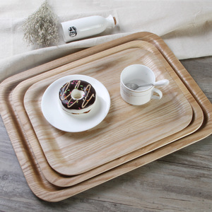 ถาดขนมปังไม้แอช ถาดเสิร์ฟไม้เนื้อแข็งรูปสี่เหลี่ยมผืนผ้า สำหรับกาแฟ ชา ใช้ในโรงแรม - Product Image 2
