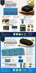 King Kim Gimbab, Alga Marina Coreana Seca y Sazonada, Variedad 100% Natural en Bolsa para Envolver Bocadillos y Arroz, Duración de 12 Meses - Product Image 4