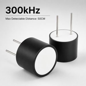 Transductor Ultrasónico de 10 mm de Diámetro, <span class=keywords><strong>Sensor</strong></span> Ultrasónico para Medir el Número de Hojas de Papel a una Distancia de 50 cm - Product Image 1