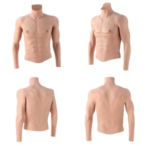 Combinaison <span class=keywords><strong>musculaire</strong></span> réaliste en silicone de qualité supérieure pour hommes et femmes, version améliorée, forme de poitrine - Product Image 1