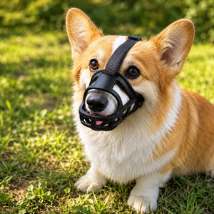 Muselière pour chien en silicone TPR, douce et respirante, en forme de bec de canard, pour l'entraînement et les jeux amusants - Product Image 3
