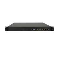 I9-14900 de routeur de pare-feu Budget 1U 100G avec 6x LAN et double 100G SFP 14th Gen H610 VPN Appliance OPNsense/Pfsense Carrier-Grade