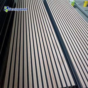 Holzpaneele für Wände Schalldämmende Holzlatten-Wandpaneele für Innenraumgestaltung Geräuschreduzierende Holz-Akustikwandpaneele - Product Image 1