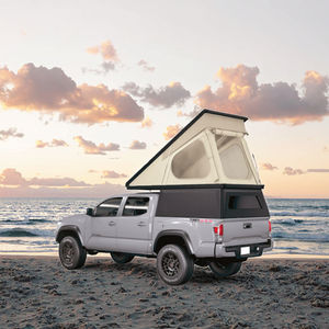 4x4 Offroad Pickup Truck <span class=keywords><strong>Camper</strong></span> Dual Cab Hardtop Aluminio Poste Material Red Bed Canopy Topper - Product Image 3