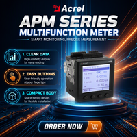 Compteur d'énergie monté sur panneau APM520-CES AC1140V Modbus-TCP Classe 0.2S avec fonction de mesure du scintillement et surveillance de la qualité de l'énergie Modbus-TCP
