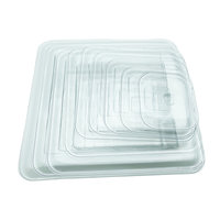 Support de présentation en plastique PET jetable à 9 niveaux pour macarons, sandwichs, chewing-gum, fête, assemblé en couches