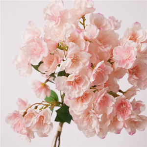 I883 fleurs de cerisier artificielles salon décoration de la maison mariage hôtel fenêtre décoration photographie accessoires - Product Image 4