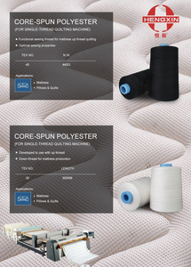 Hilo De Polyester 5000 m Tex30 Tex45 <span class=keywords><strong>Fil</strong></span>é Polyester Matelas Oreiller Couettes <span class=keywords><strong>Fil</strong></span> - Product Image 3