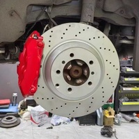 Kit de freinage EPB de rechange pour Akebono, 10 pistons à l'avant et 4 pistons à l'arrière, pour Porsche Cayenne OE 9Y0615105, rotors percés 420x40mm