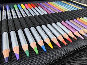 Juego de lápices de colores metálicos solubles en agua de 51 piezas con kit de bocetos - Product Image 6