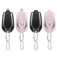 Mini cargador de llavero inteligente portátil personalizado de fábrica, Banco de energía de emergencia promocional con pantalla para iPhone tipo de batería