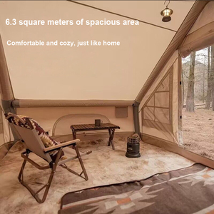 Tentes de camping portables pour l'extérieur, imperméables et coupe-vent, avec crête pour le bushcraft, abri de voyage, protection solaire, abri contre la pluie pour les voyages - Product Image 3