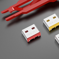 Verrou de protection réseau pour ports RJ45 et prises USB avec clé, compatible avec panneau de brassage 19 pouces, bloqueur de données