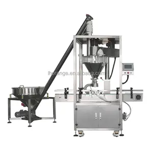 Sacchetto di bottiglia di bustina secca semiautomatico latte polvere chimica cosmetica pesatura dosaggio coclea riempitrice in polvere