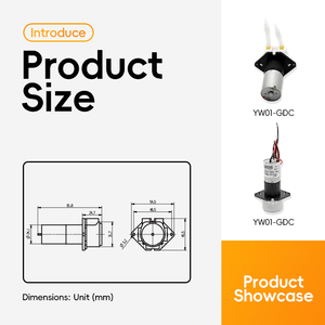 Pompa Peristaltica Micro YW01 <span class=keywords><strong>GDC</strong></span> con Motore a Spazzole OEM per Dosaggio Liquidi, Portata 130ml/min, 12V Bassa Pressione per Attrezzature di Stampa - Product Image 5