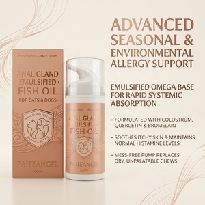 Suplemento Líquido de Aceite de Pescado Emulsionado para Mascotas, Apoyo Inmunológico y Antialérgico para Perros y Gatos, Fabricación de Marca Privada OEM - Product Image 1