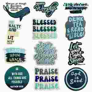 Nuevos Parches Termoadhesivos Bordados con Palabras Inspiradoras en Inglés de la Serie Colores del Océano para Insignias Decorativas y Accesorios de Ropa - Product Image 1