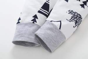 Conjunto Casual de 3 Piezas para Bebés Niños, Traje de Algodón y Pantalones, Cómodo y Transpirable, de Fábrica China - Product Image 6