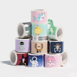 Customized Printing Product Packaging Self-adhesive Label <b>Stickers</b> Waterproof Vinyl <b>logo</b> <b>Stickers</b> Roll - Product Image 5