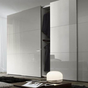 גדול מבריק גבוהה דיקט הליכה-בארון ארון בגדים מתקפל ארון בגדים לבית מלון או וילה לאחסון בגדים - Product Image 5