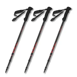 XATP Hot Sale 167g Light Pro Alu 7001 Rotation Locking Retractable Aluminum Folding Climbing Trekking Poles Canes