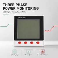 Compteur de puissance numérique LCD triphasé SLS pour la mesure électrique et la surveillance de la distribution de l'énergie