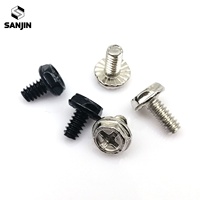 6 # -32x5/6/8mm Casing PC Power Supply PSU Hard Drive HDD Motherboard Kartu Video Phillips Head Mount Fix Screw Bolt Komputer B