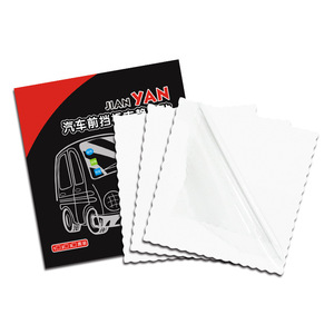 Pegatinas estáticas para parabrisas de coche, rectangulares, con laminación mate, autoadhesivas, para inspección anual y etiquetas de seguro - Product Image 5