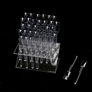 32 Tips Transparent Nail Polish Practice Display <b>Storage</b> <b>Box</b> Stick Z Shape Holder Salon Manicure Nail Art Showing Stand <b>Tool</b> - Product Image 3