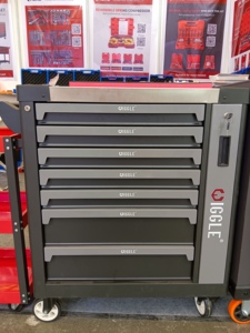 Armoire/chariot de rangement d'outils en acier CE 2025 <span class=keywords><strong>Kit</strong></span> d'outils de mécanicien 254 pièces Système de verrouillage à clé à 7 tiroirs Atelier personnalisable OEM - Product Image 2