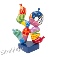 Sculpture créative de lettres de ballon en résine de haute qualité pour la décoration de la maison/hôtel/bureau/magasin Graduation Ramadan Handmade Fashion