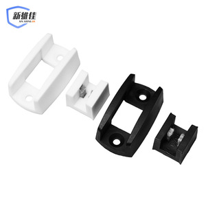 Xin Xiong Jia Shower <b>Enclosure</b> Glass Anti Sway Device <b>Plastic</b> Wall Mount Minimalist Design Door Stop - Product Image 1