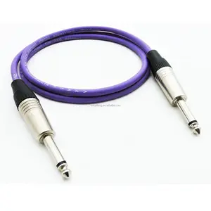 Audio Guitar speakon to xlr microphone connector 1/4" jack cable high quality snake trs to 6.35 male to 6.35 male xlr cable set